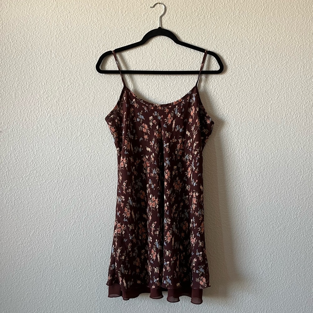 Vintage 90s Floral Slip Dress Size Medium